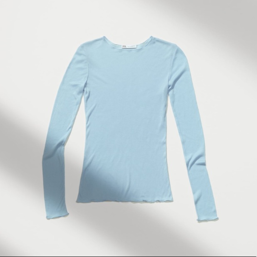 NEW ZARA Ribbed Top